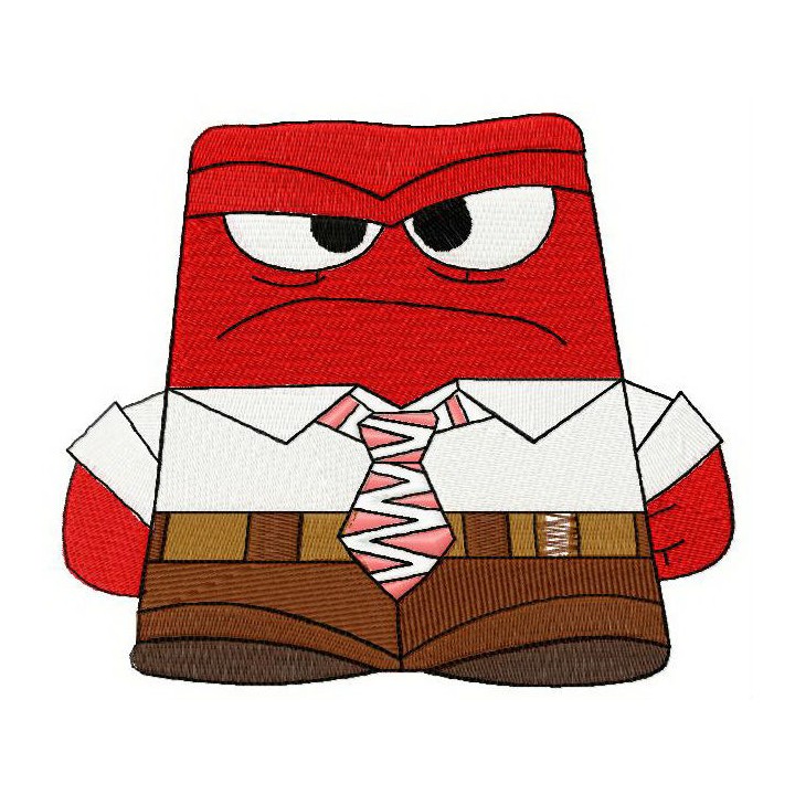 Anger embroidery design - Embroidery Design