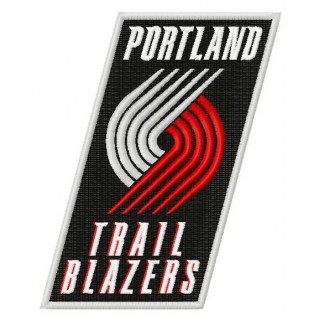 Portland Trail Blazers logo embroidery design - Embroidery Design
