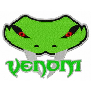 Venom Elite logo embroidery design - Embroidery Design