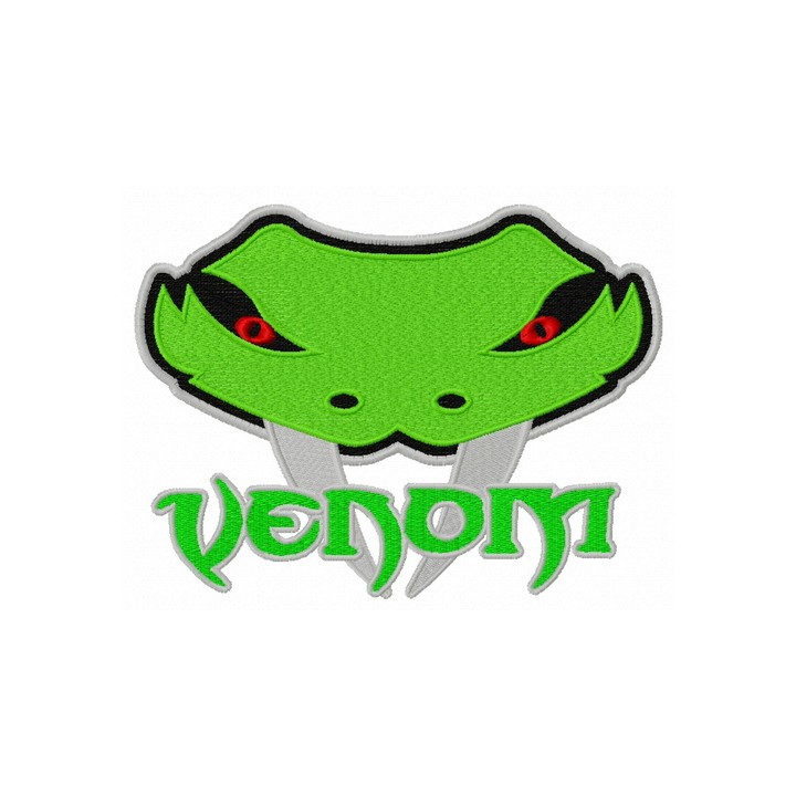 Venom Elite logo embroidery design - Embroidery Design
