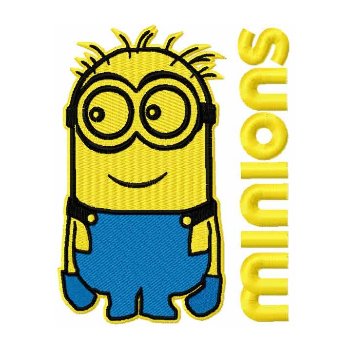 Minions 5 embroidery design - Embroidery Design