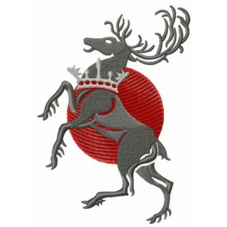 Baratheon mascot embroidery design - Embroidery Design