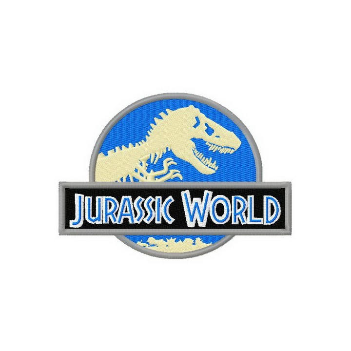 Jurassic world embroidery design - Embroidery Design