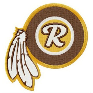 Washington Redskins logo embroidery design - Embroidery Design