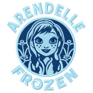 Arendelle Frozen embroidery design - Embroidery Design