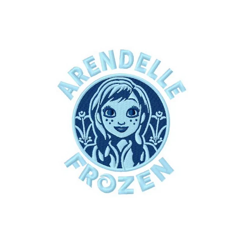 Arendelle Frozen embroidery design featuring beloved characters and motifs for creative stitching projects.