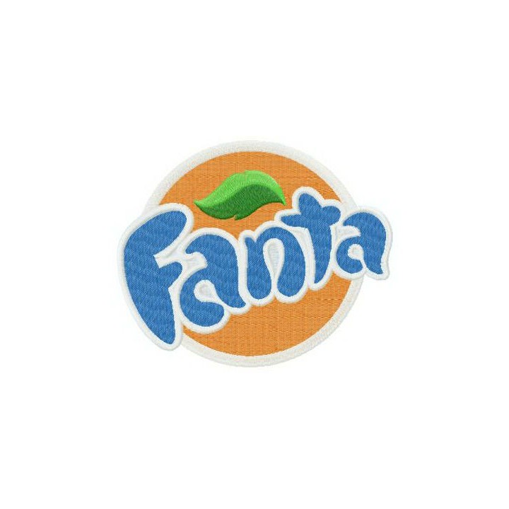 Fanta logo embroidery design - Embroidery Design