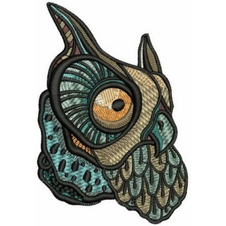 Wise owl 2 embroidery design - Embroidery Design