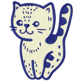 Little kitten embroidery design - Embroidery Design