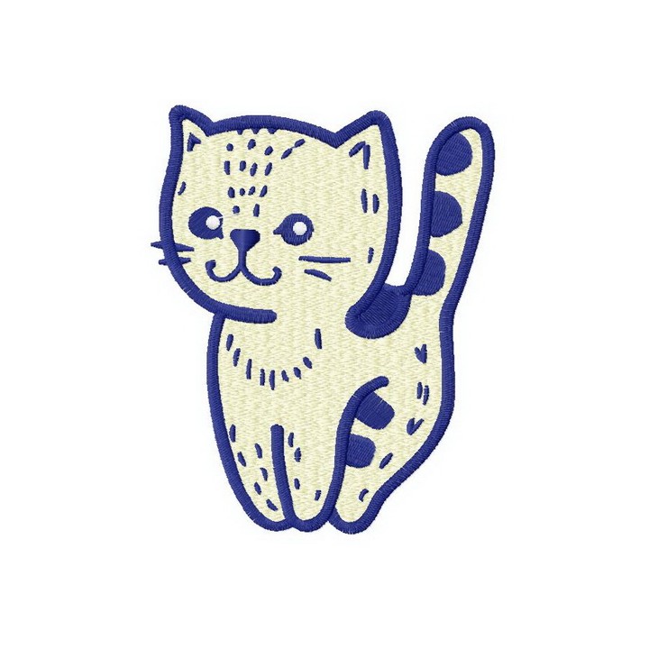 Little kitten embroidery design - Embroidery Design