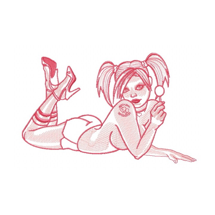 Heart breaker 3 embroidery design - Embroidery Design