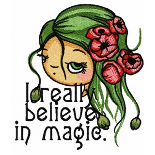 I really believe in magic 2 embroidery design - Embroidery Design
