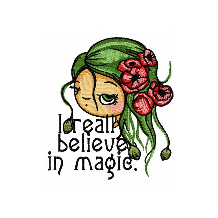 I really believe in magic 2 embroidery design - Embroidery Design