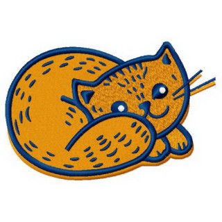 My little cat embroidery design - Embroidery Design