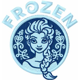 Frozen ice embroidery design - Embroidery Design