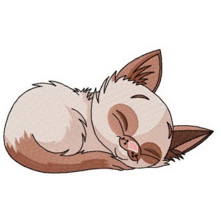 Cat's dreams embroidery design - Embroidery Design