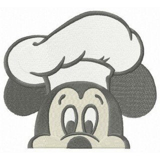 Mickey hiding in the kitchen embroidery design - Embroidery Design