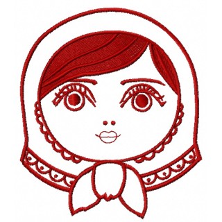 Matryoshka 3 embroidery design - Embroidery Design
