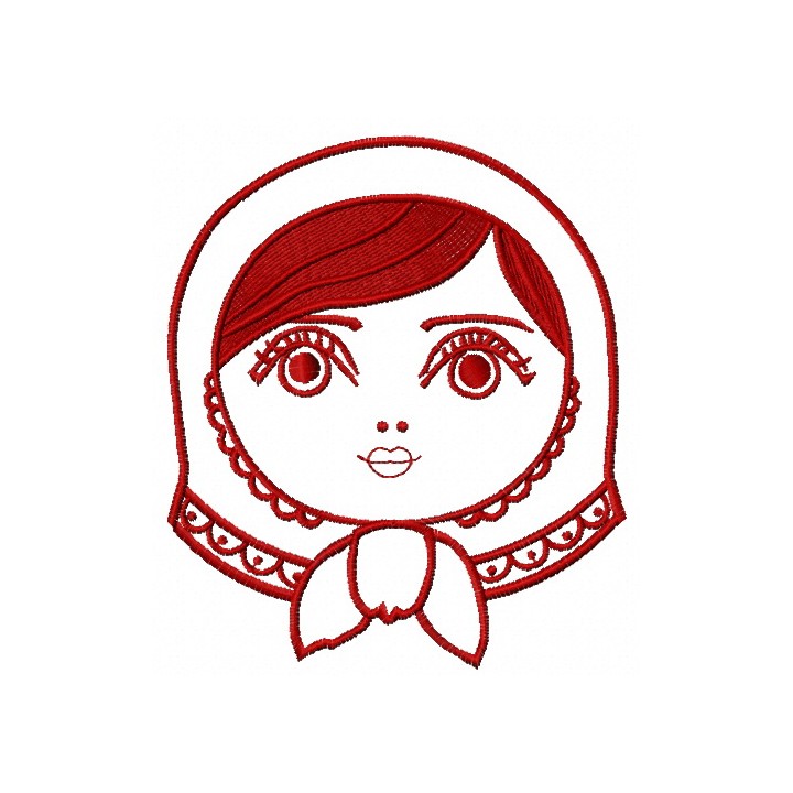 Matryoshka 3 embroidery design - Embroidery Design