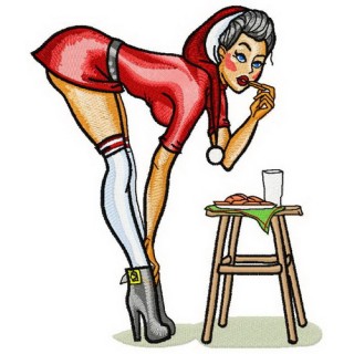 Christmas snack embroidery design - Embroidery Design