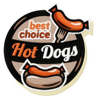 Best choise hot dogs embroidery design - Embroidery Design
