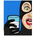 Wow! Milk! embroidery design featuring a fun Batman theme, perfect for stitching on t-shirts and tote bags.