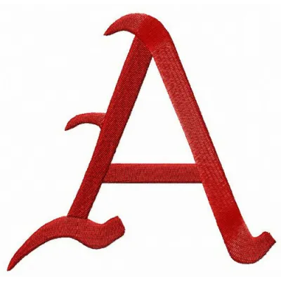 Arkansas Razorbacks vintage logo embroidery design preview, showcasing intricate stitching patterns for enthusiasts.
