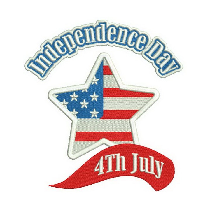 Independence day 2 embroidery design - Embroidery Design