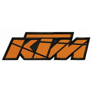 KTM logo embroidery design - Embroidery Design