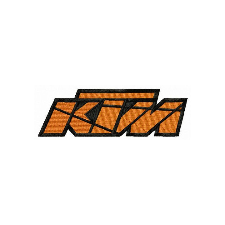 KTM logo embroidery design - Embroidery Design