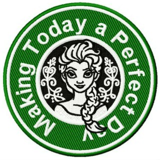 Making today a perfect day embroidery design - Embroidery Design