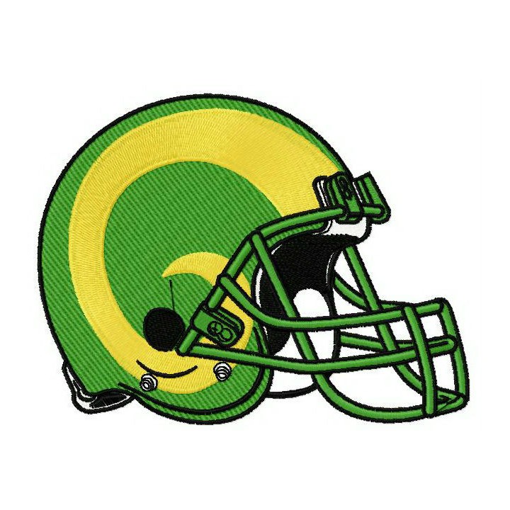 Colorado State Rams helmet embroidery design - Embroidery Design