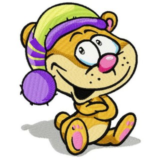 Cute hamster embroidery design - Embroidery Design