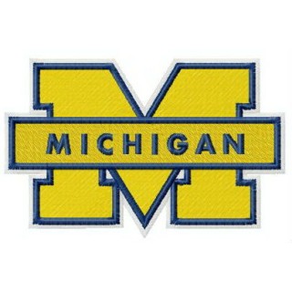 Michigan Wolverines logo embroidery design - Embroidery Design