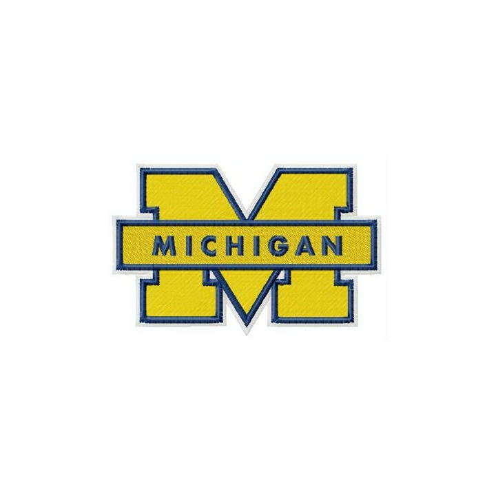 Michigan Wolverines logo embroidery design - Embroidery Design