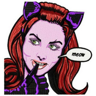 Сatwoman 2 embroidery design - Embroidery Design