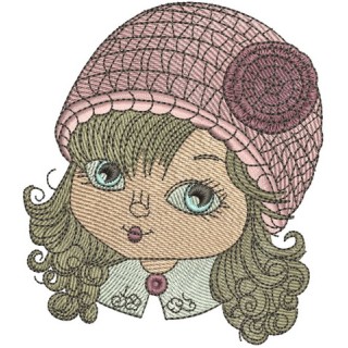 Young fashion-monger 3 embroidery design - Embroidery Design