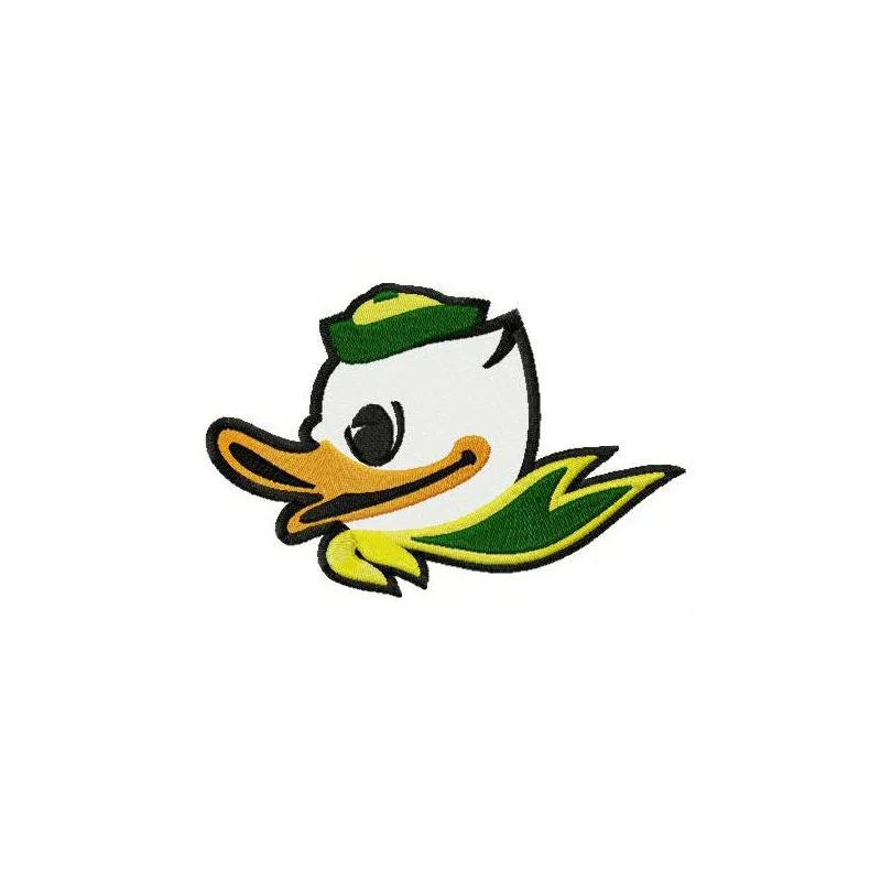 Oregon Ducks logo embroidery design