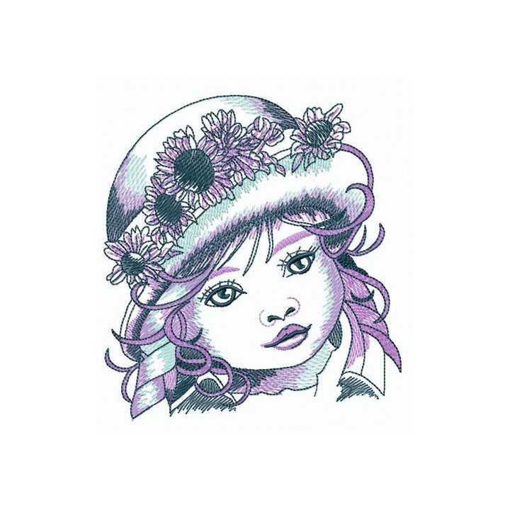 Daughter embroidery design - Embroidery Design