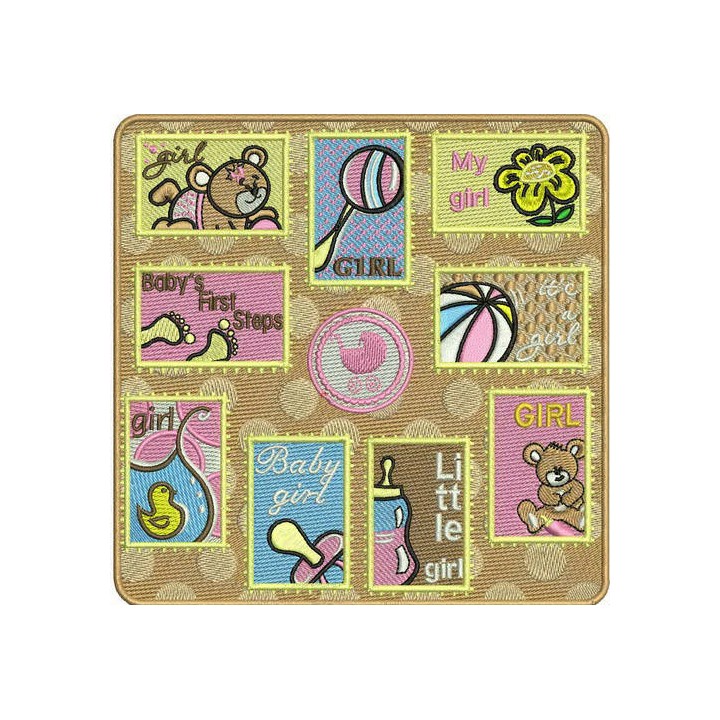 Baby theme embroidery design - Embroidery Design