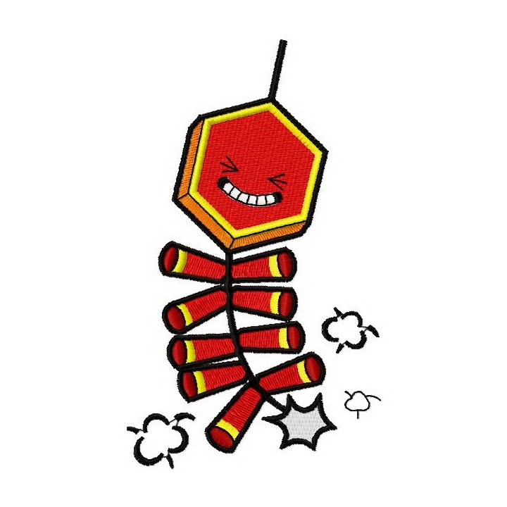 Petard embroidery design - Embroidery Design