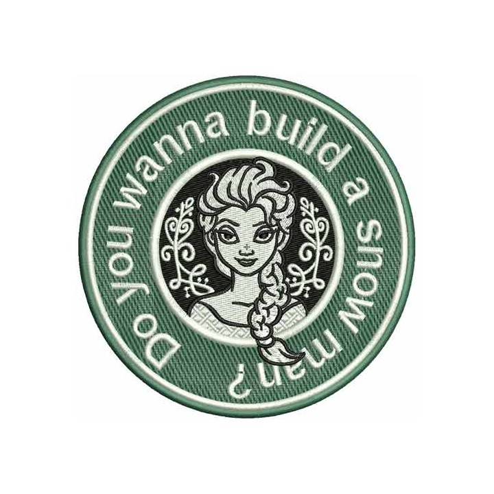 Do you wanna build a snowman? embroidery design - Embroidery Design