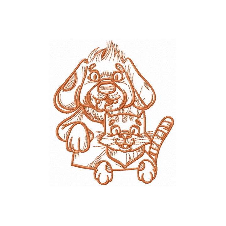 My pets embroidery design - Embroidery Design