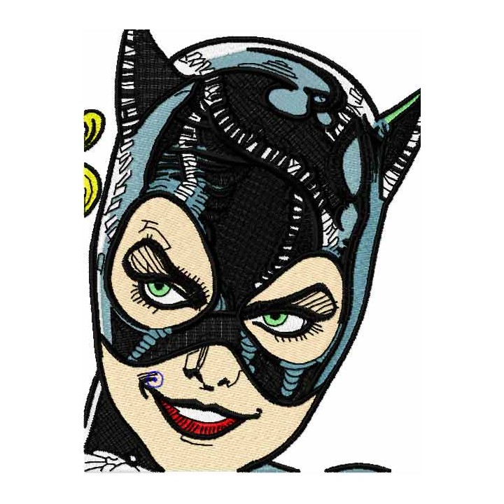 Catwoman embroidery design - Embroidery Design