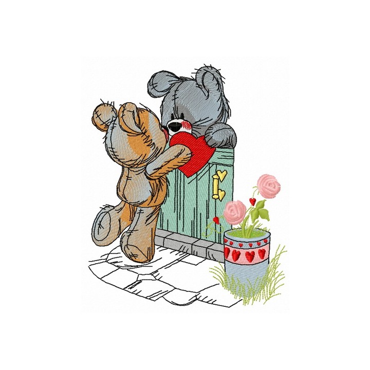 My heart is yours 3 embroidery design - Embroidery Design