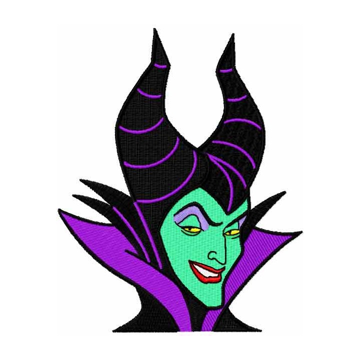 Maleficent 5 embroidery design - Embroidery Design