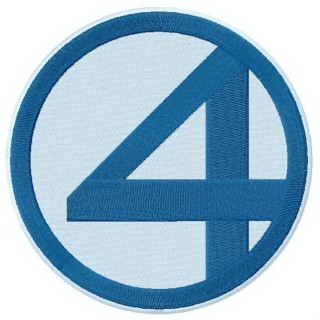 Fantastic Four logo embroidery design - Embroidery Design