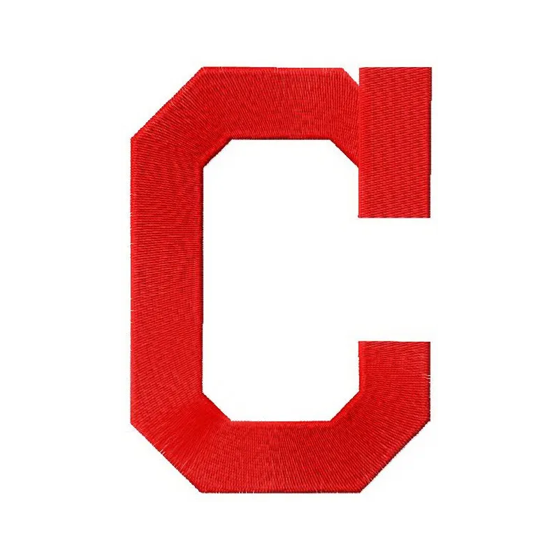 Cleveland Indians logo 3 embroidery design preview for stitching on apparel and accessories.