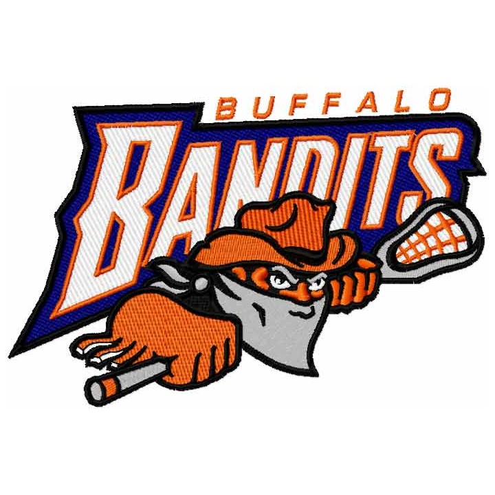 Buffalo Bandits logo embroidery design - Embroidery Design