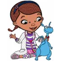 McStuffins and Stuffy 2 embroidery design featuring beloved characters for creative stitching on various items.